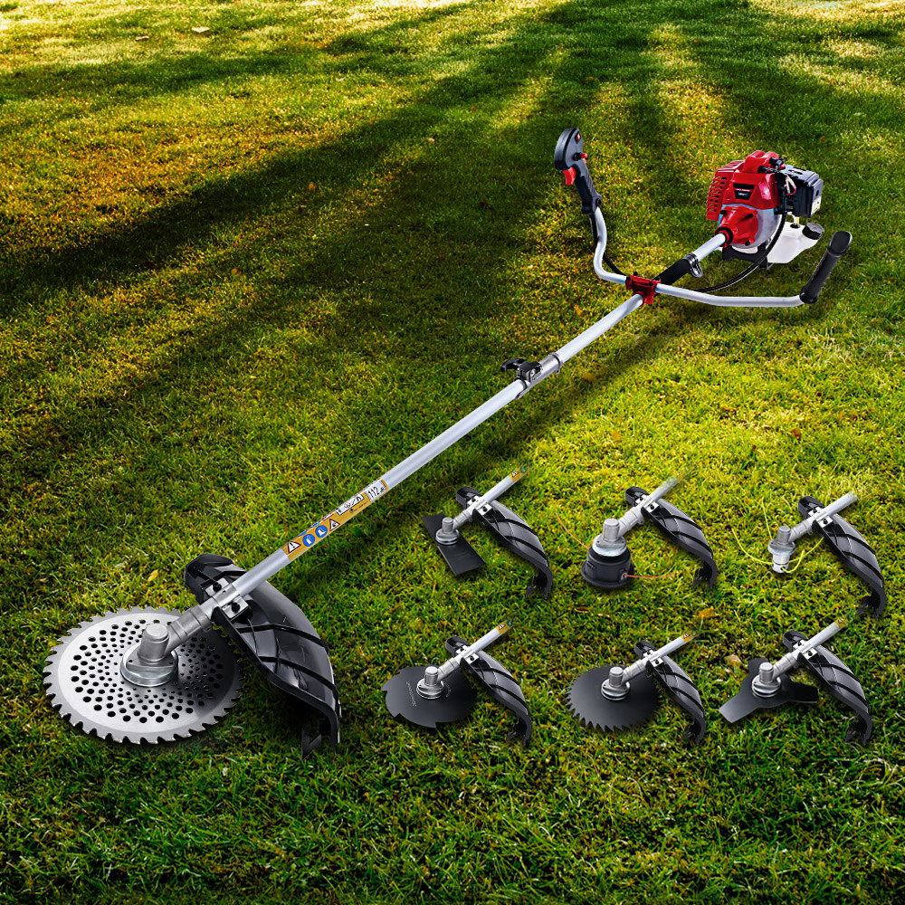 Giantz 62CC 7-in-1 Petrol Pole Saw Brush Cutter Whipper Snipper
