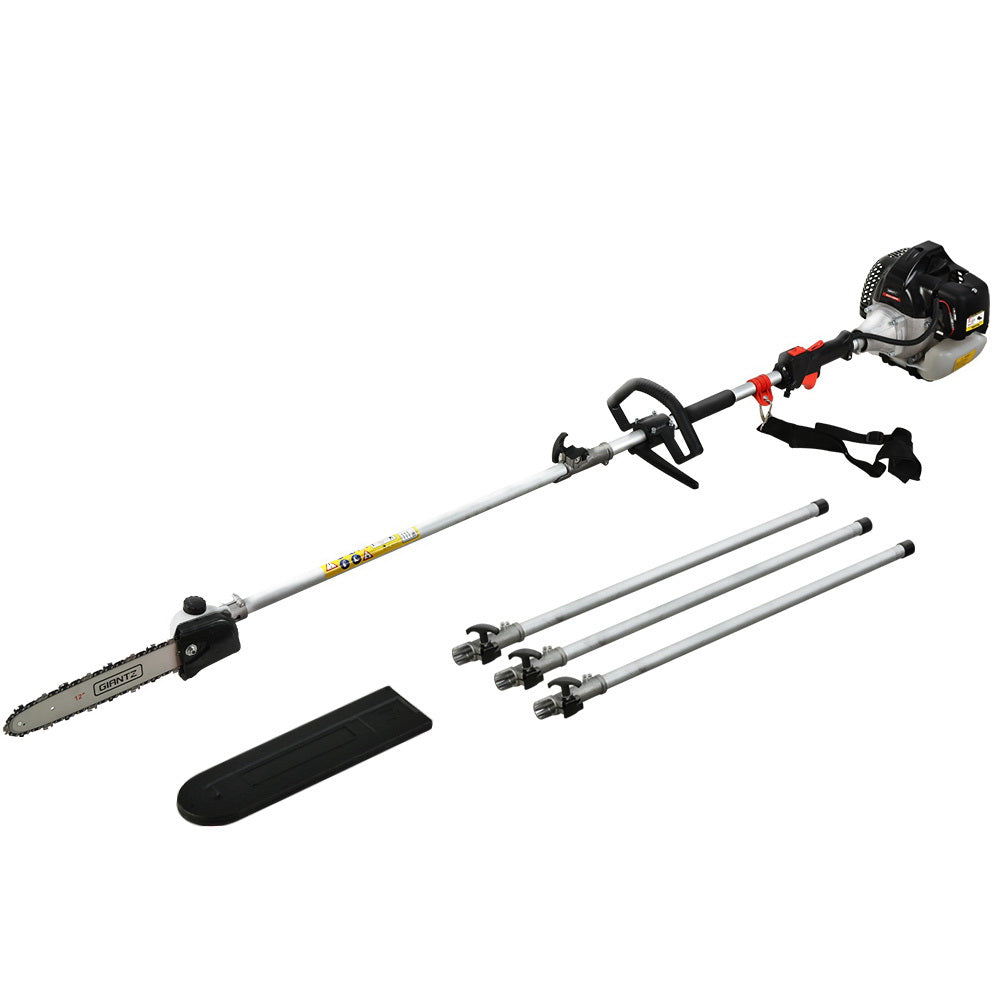 Giantz 65CC Petrol Pole Chainsaw Tree Pruner Black