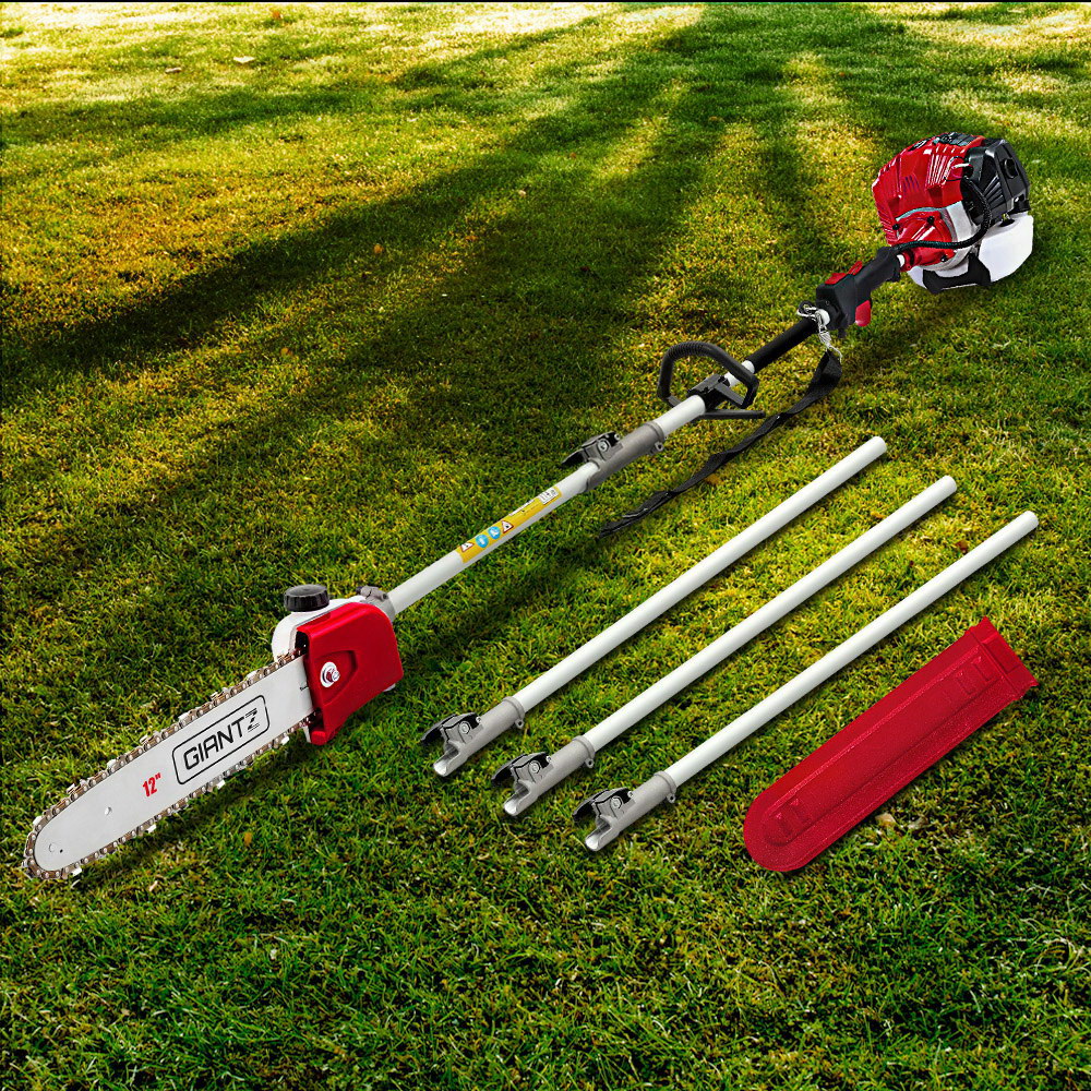 Giantz 65CC Petrol Pole Chainsaw 12in Long Reach 4.3m