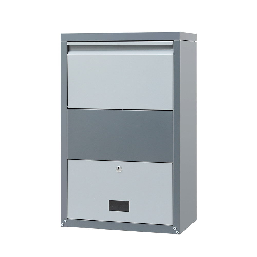 Gardeon Grey Parcel Drop Box Water-Resistant Steel