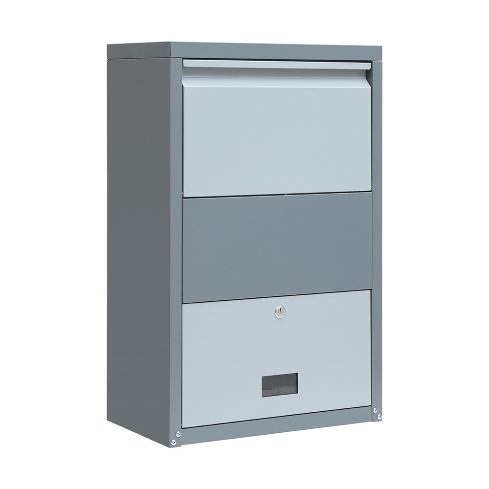 Gardeon Grey Parcel Drop Box Water-Resistant Steel