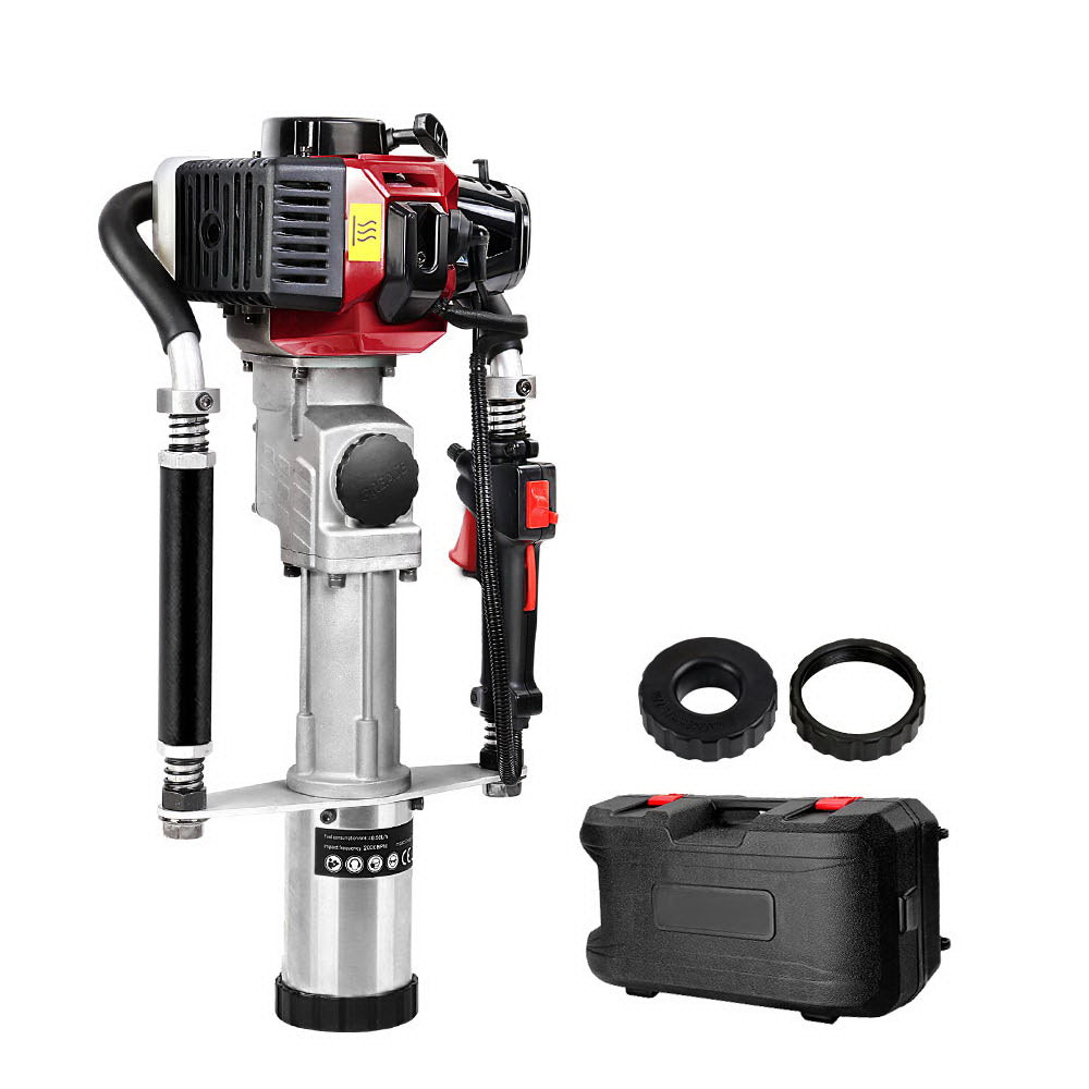 Giantz 55CC Petrol Post Driver 2-Stroke Rammer Red