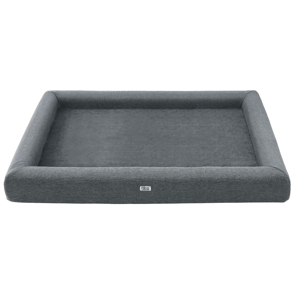 i.Pet Extra Large Calming Pet Sofa Cushion Egg Crate Washable Grey