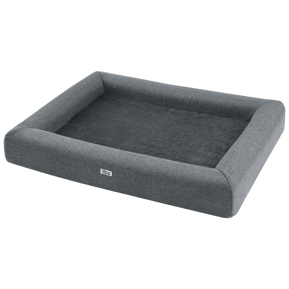 i.Pet Large Calming Pet Sofa Cushion Egg Crate Washable Grey