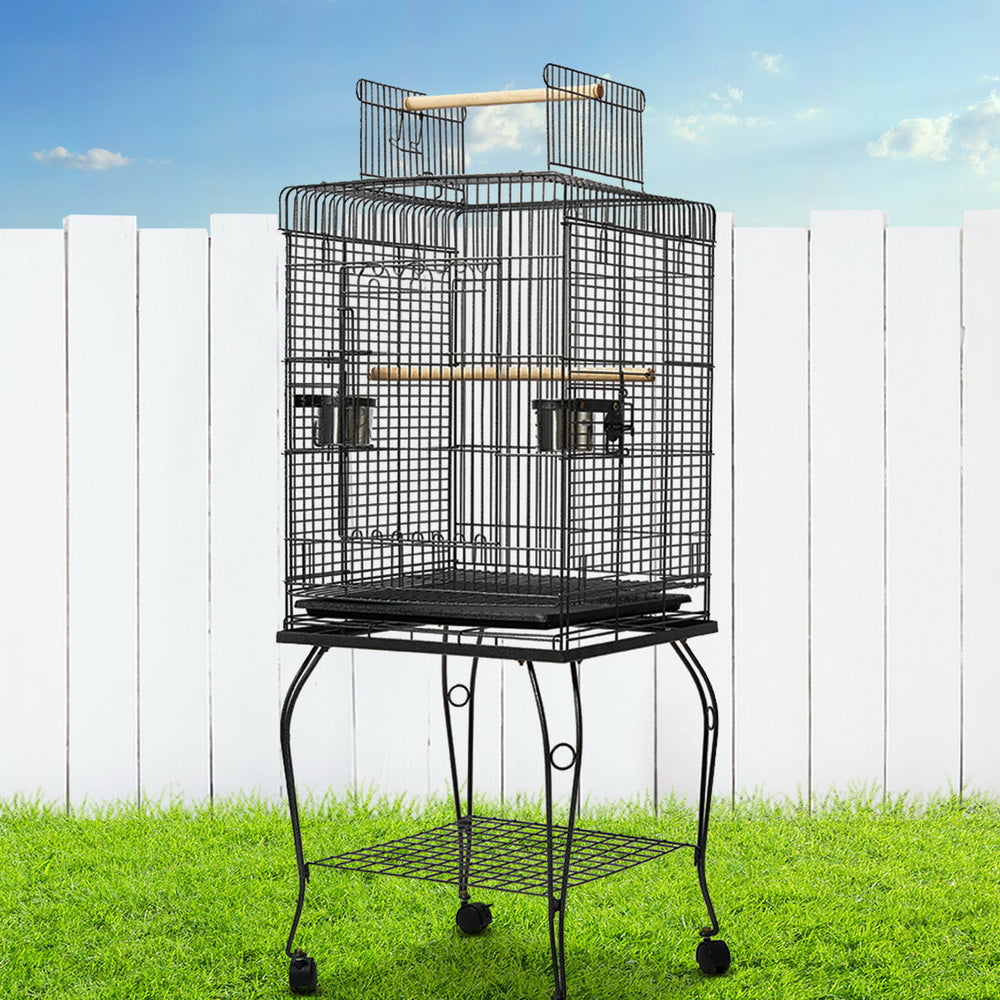 i.Pet Large Bird Cage Aviary 145cm with Stainless Steel Feeders
