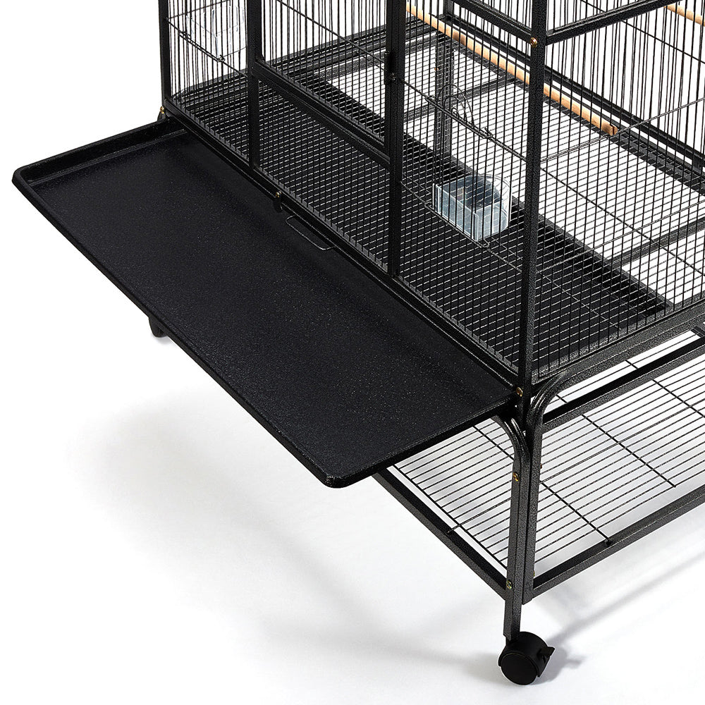 i.Pet Large Aviary Bird Cage 138cm Black