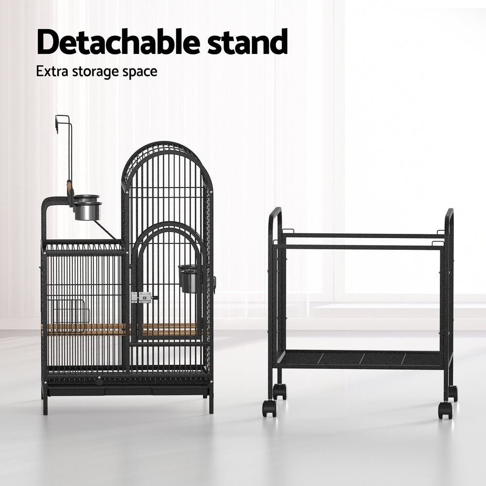 i.Pet Large Aviary Bird Cage 153cm Black