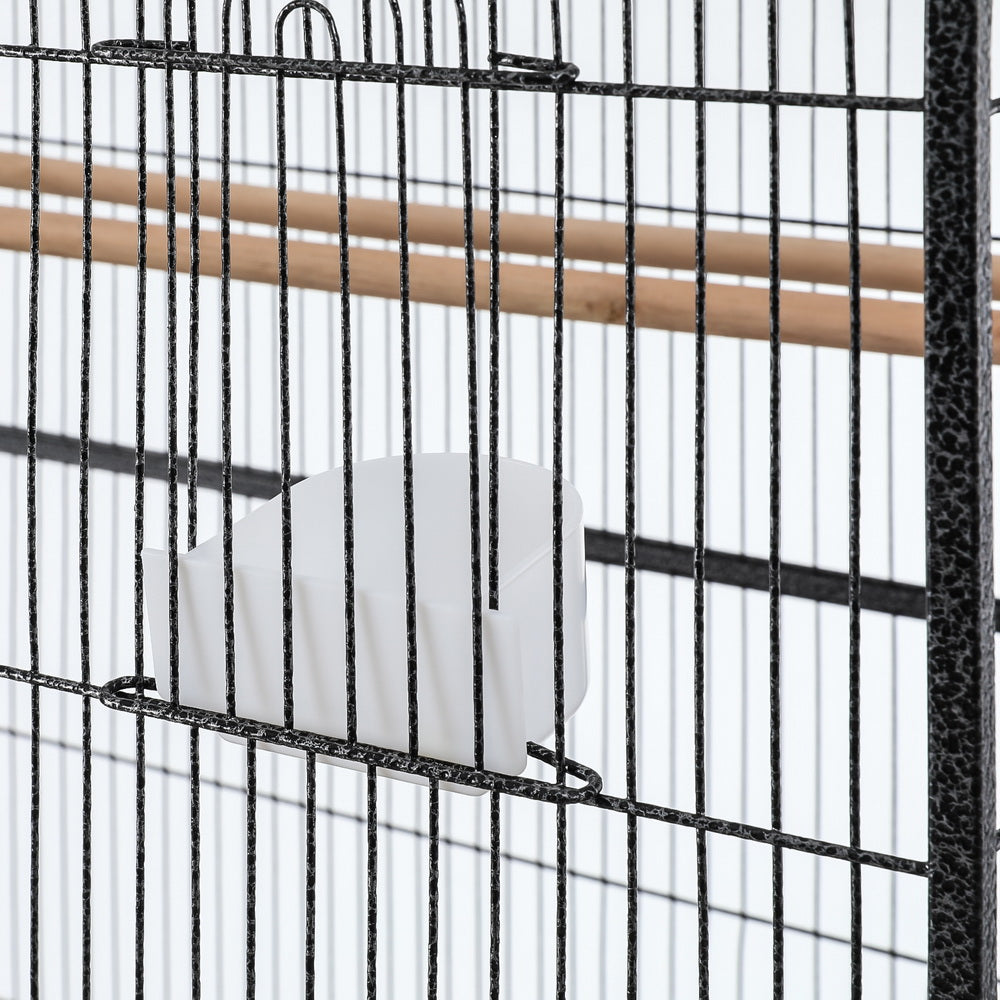 i.Pet Large Parrot Aviary 160cm Black Castor Wheels
