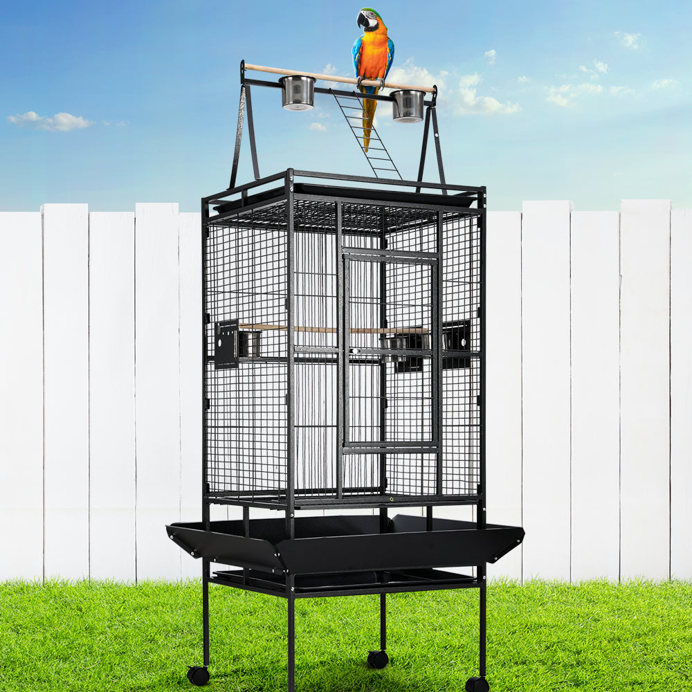i.Pet Large Wrought Iron Bird Cage Aviary 173cm