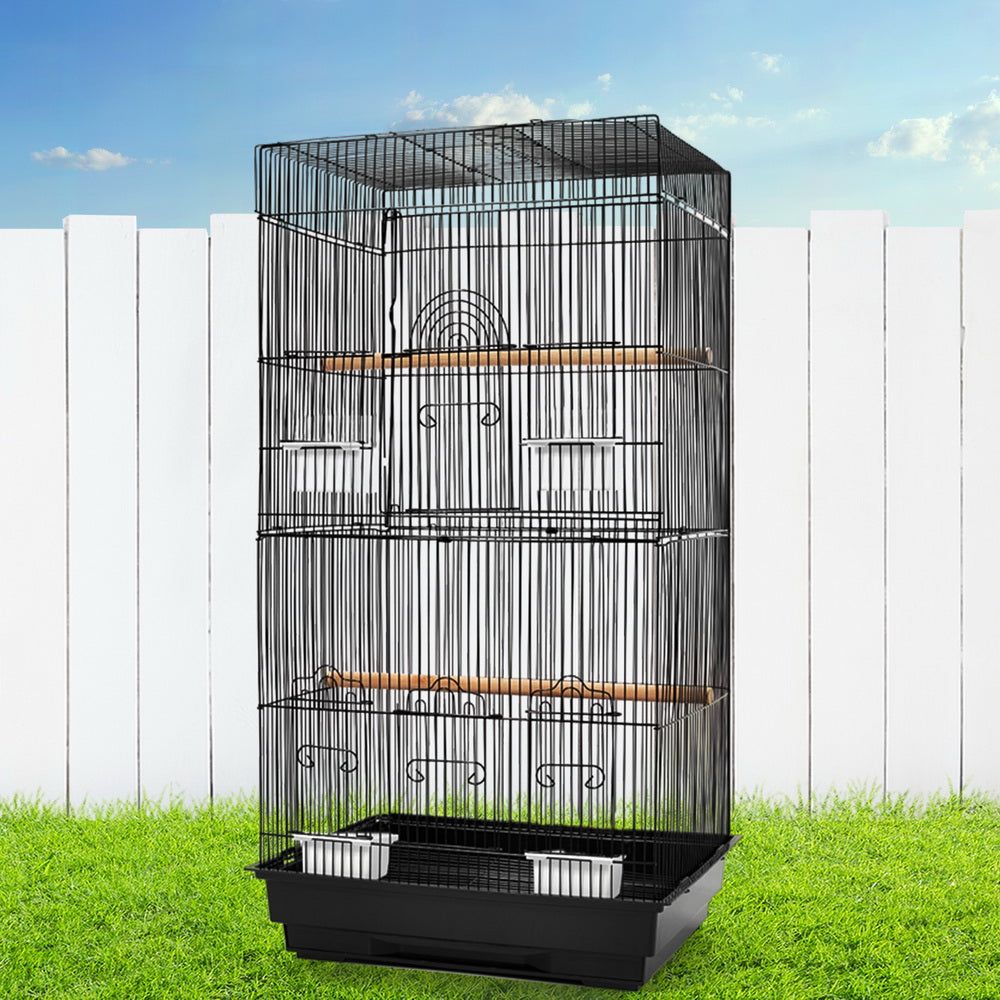 i.Pet Large Wrought Iron Bird Cage 88cm Aviary