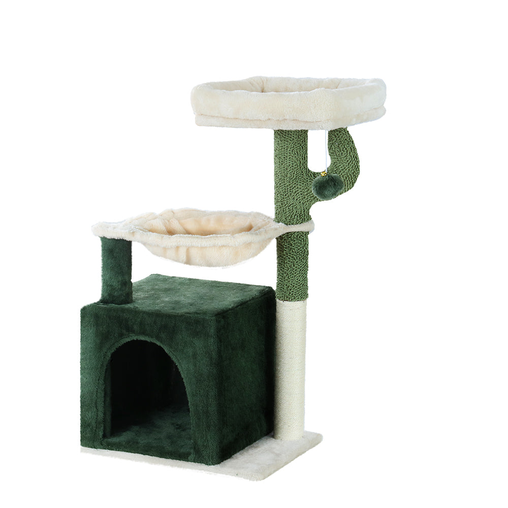 Flory 78cm Cat Tree Scratching Post Tower Green