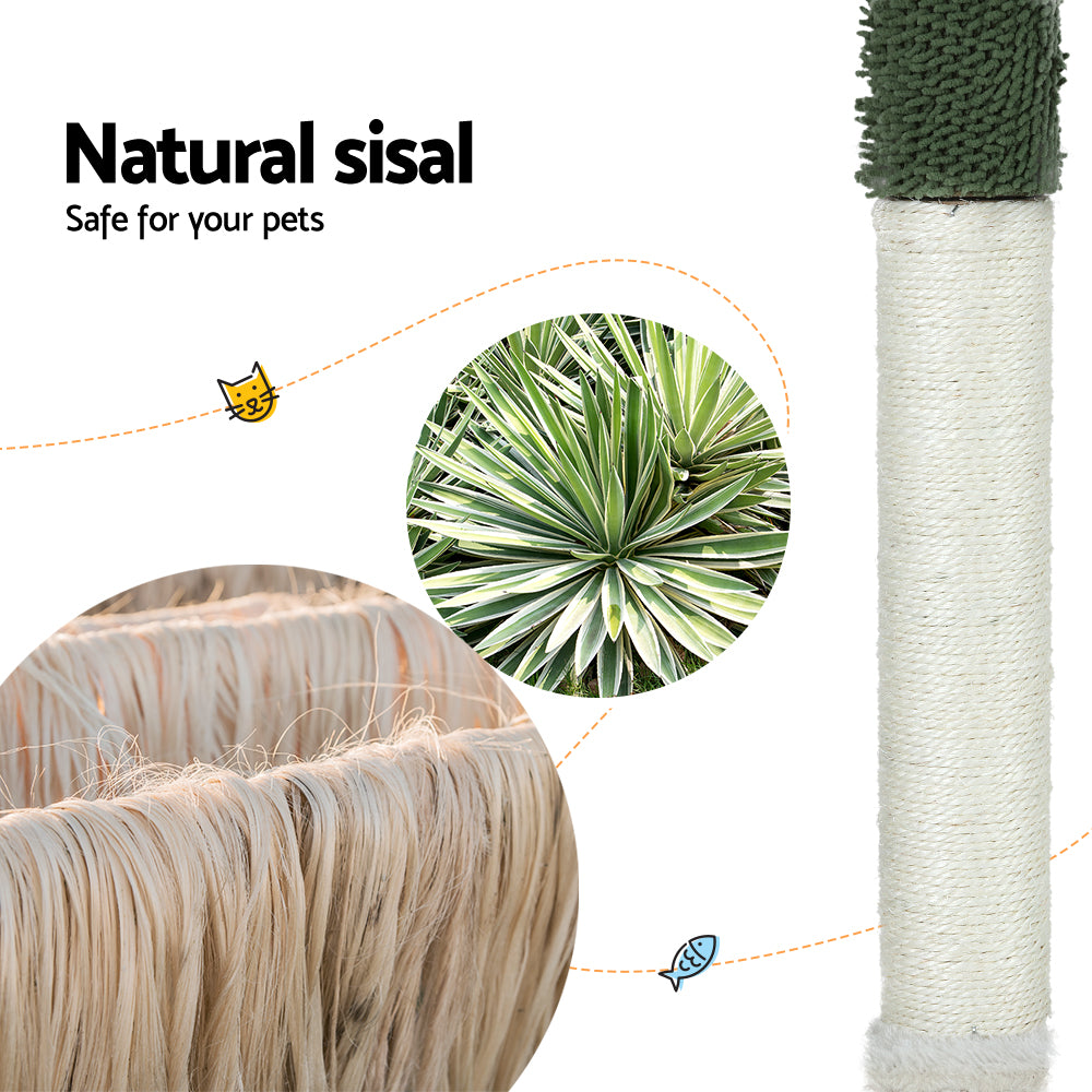 Flory 78cm Cat Tree Scratching Post Tower Green