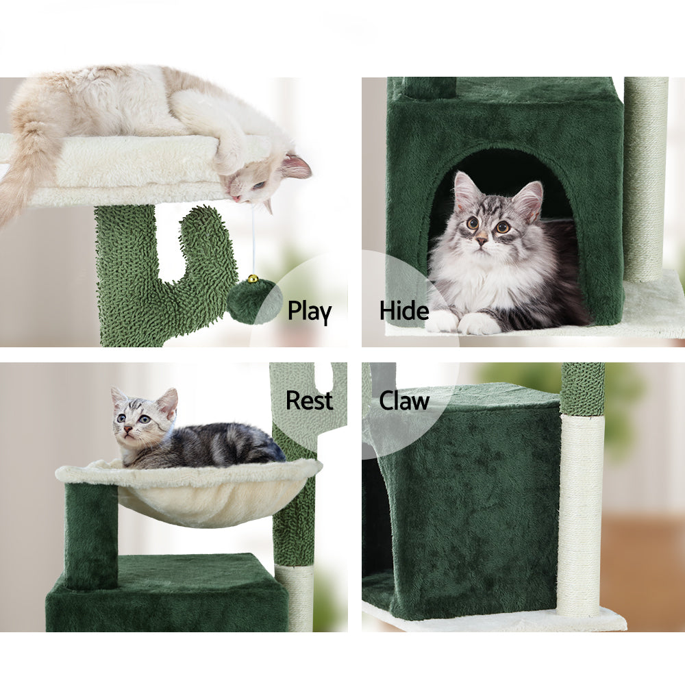 Flory 78cm Cat Tree Scratching Post Tower Green