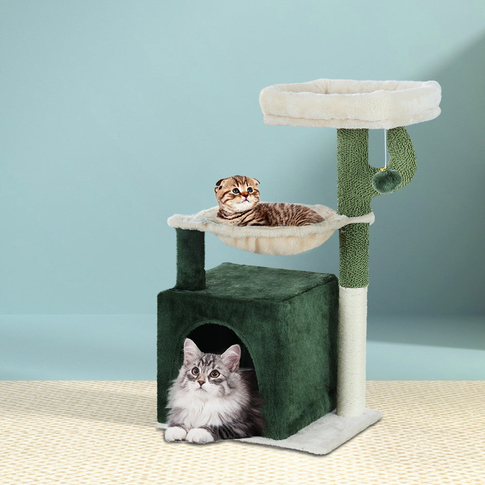 Flory 78cm Cat Tree Scratching Post Tower Green