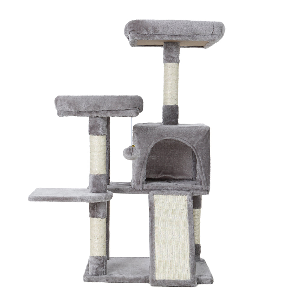 Cassey 103cm Cat Tree Scratching Post Condo Grey