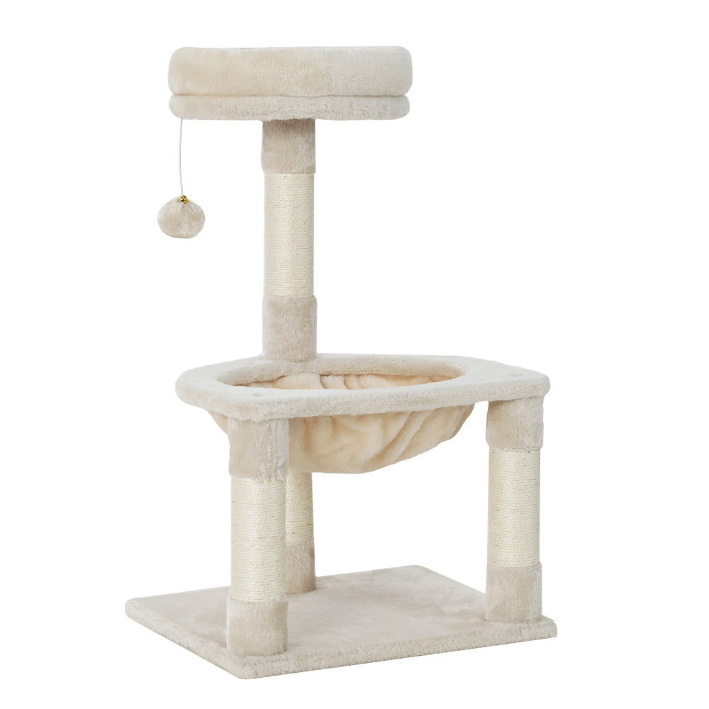Camila 69cm Cat Tree Scratching Post Tower Beige