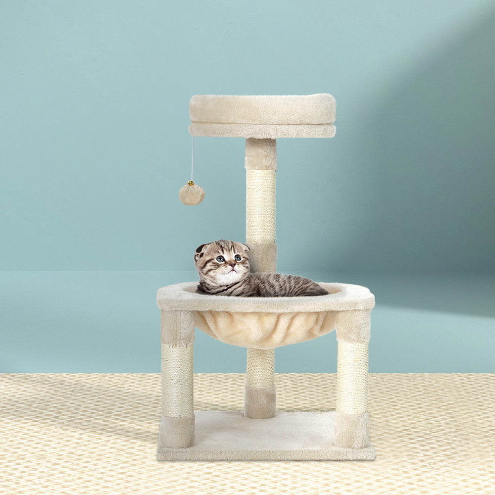Camila 69cm Cat Tree Scratching Post Tower Beige