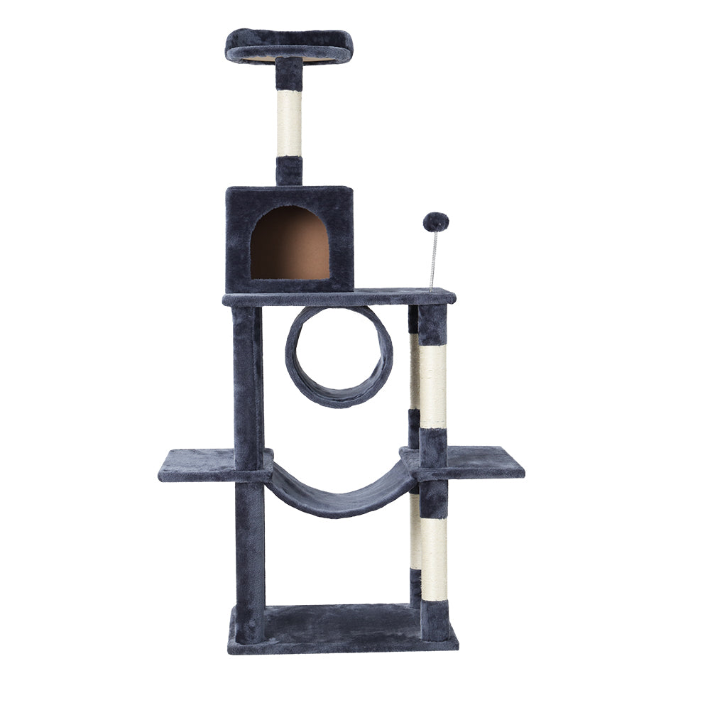 Freesia 151cm Cat Tree Tower Scratcher Grey