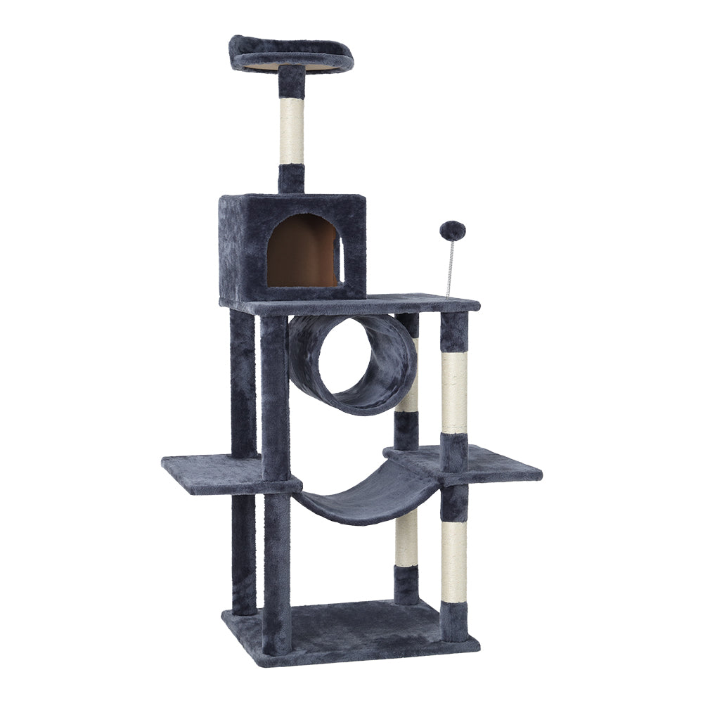 Freesia 151cm Cat Tree Tower Scratcher Grey