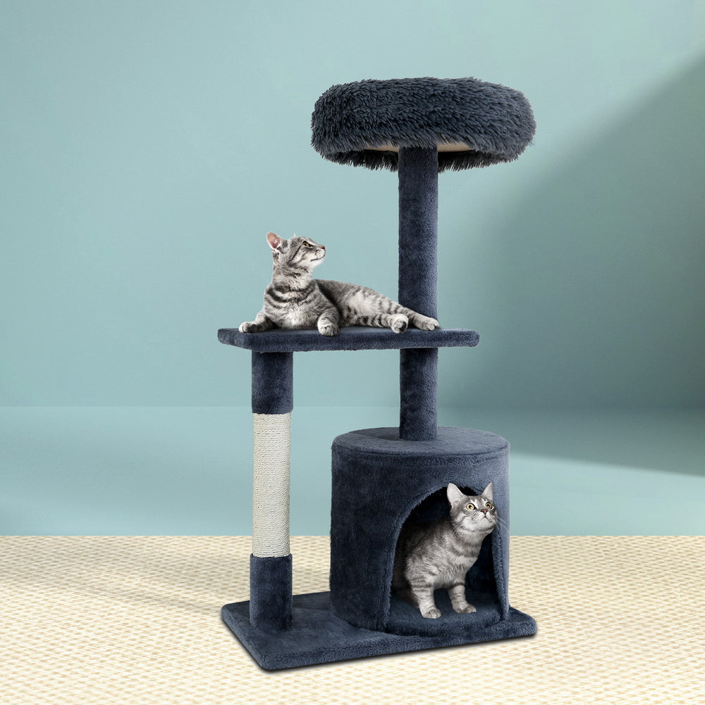 Fena 94cm Cat Tree Scratching Post Tower Grey
