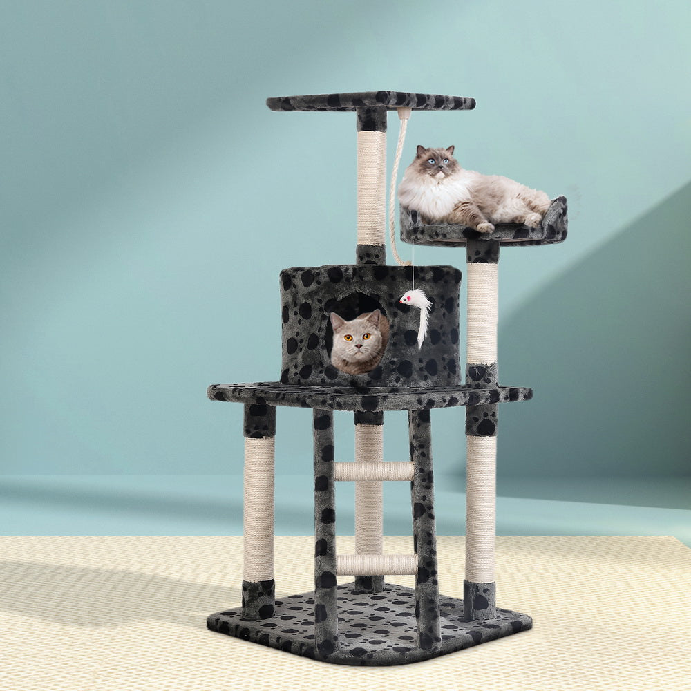 i.Pet Cat Tree 120cm Tower Scratching Post Scratcher