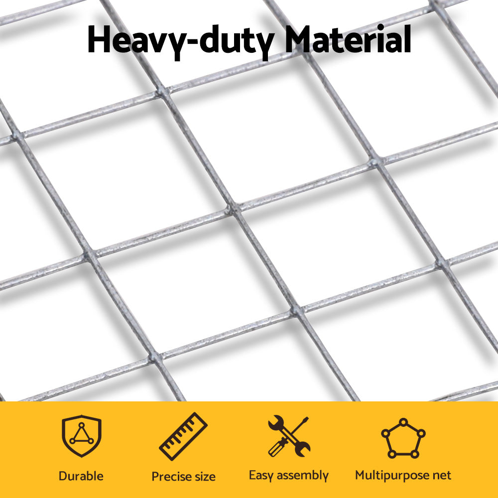i.Pet 15m x 1.2m Welded Wire Mesh Roll Anti-Rust Poultry Fence