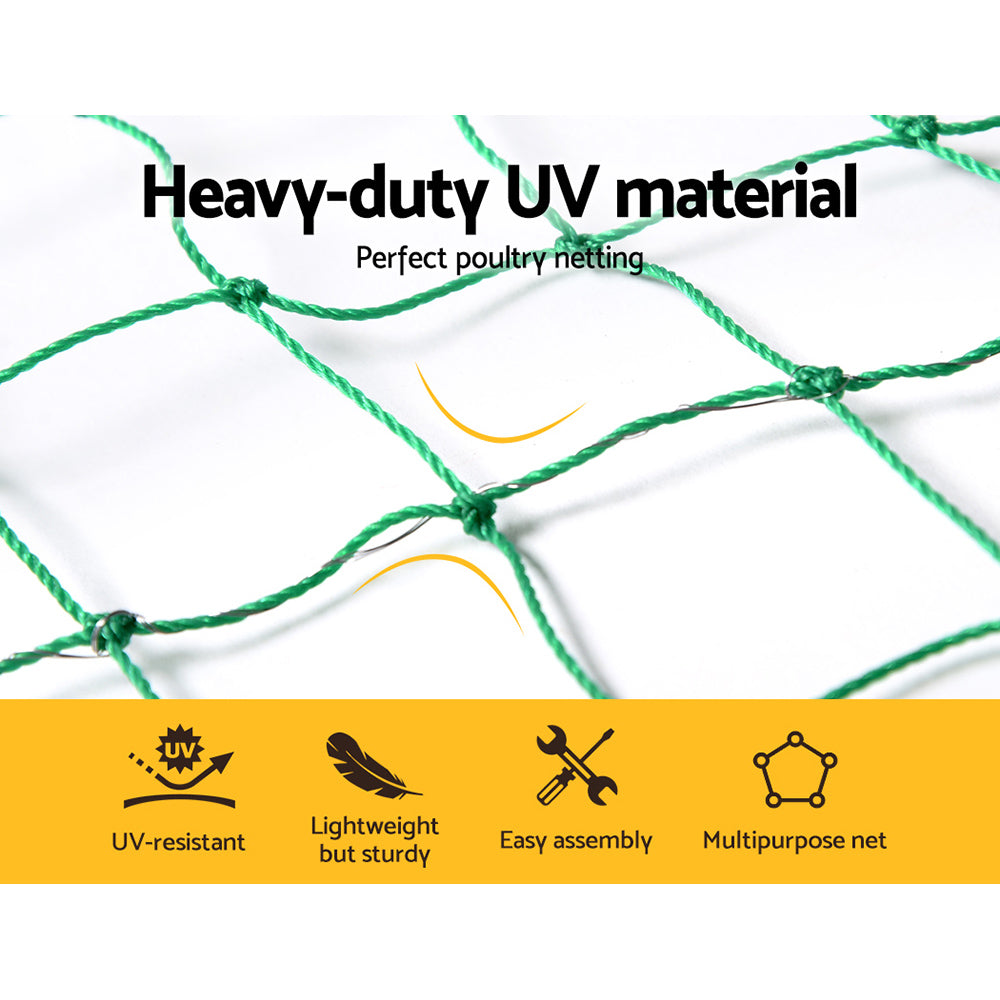 i.Pet 25m Electric Poultry Fence Netting UV-Resistant
