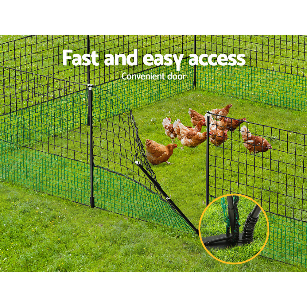 i.Pet 25m Electric Poultry Fence Netting UV-Resistant
