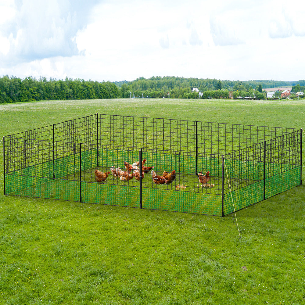 i.Pet 25m Electric Poultry Fence Netting UV-Resistant