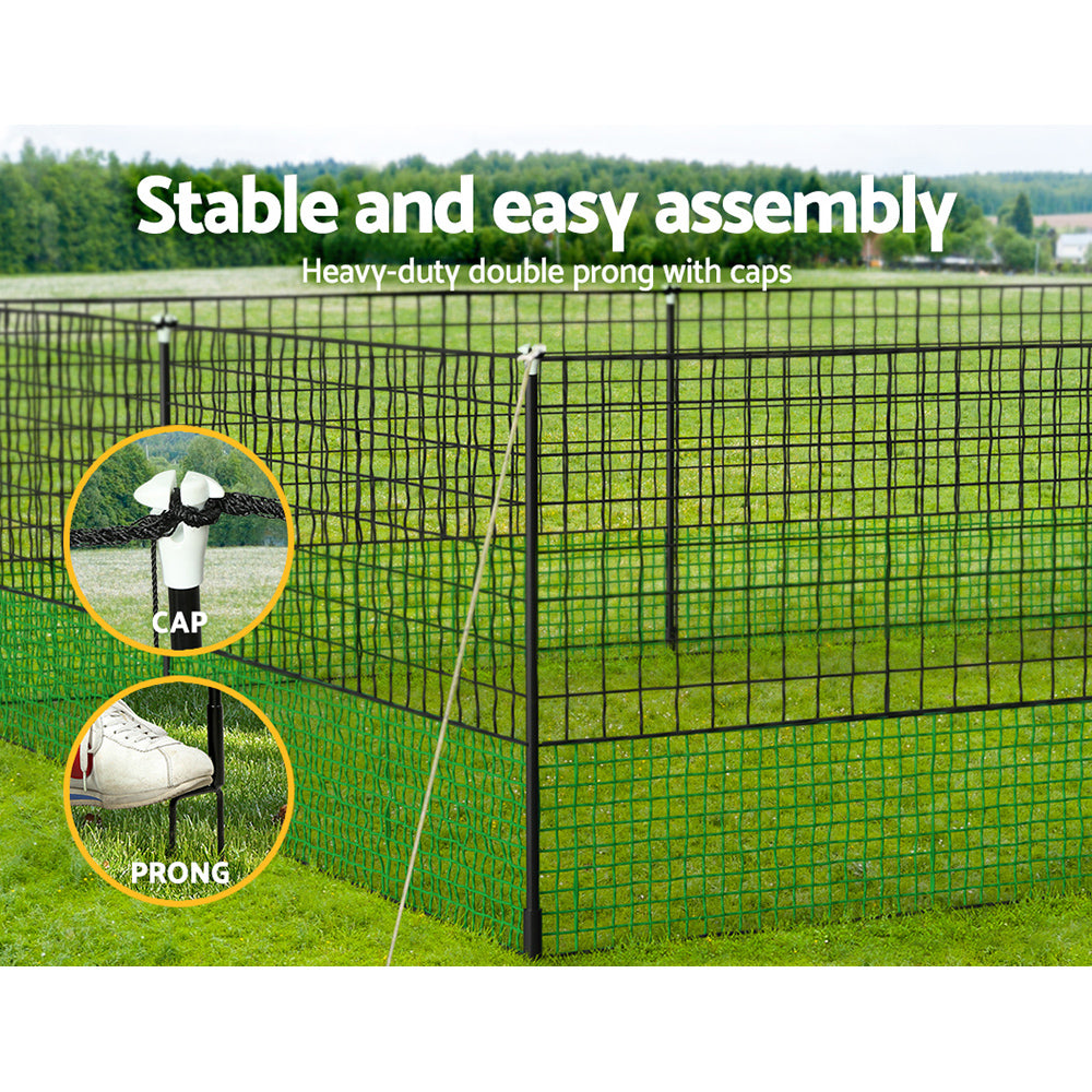 i.Pet 50m Electric Poultry Netting Fence for Chickens and Ducks