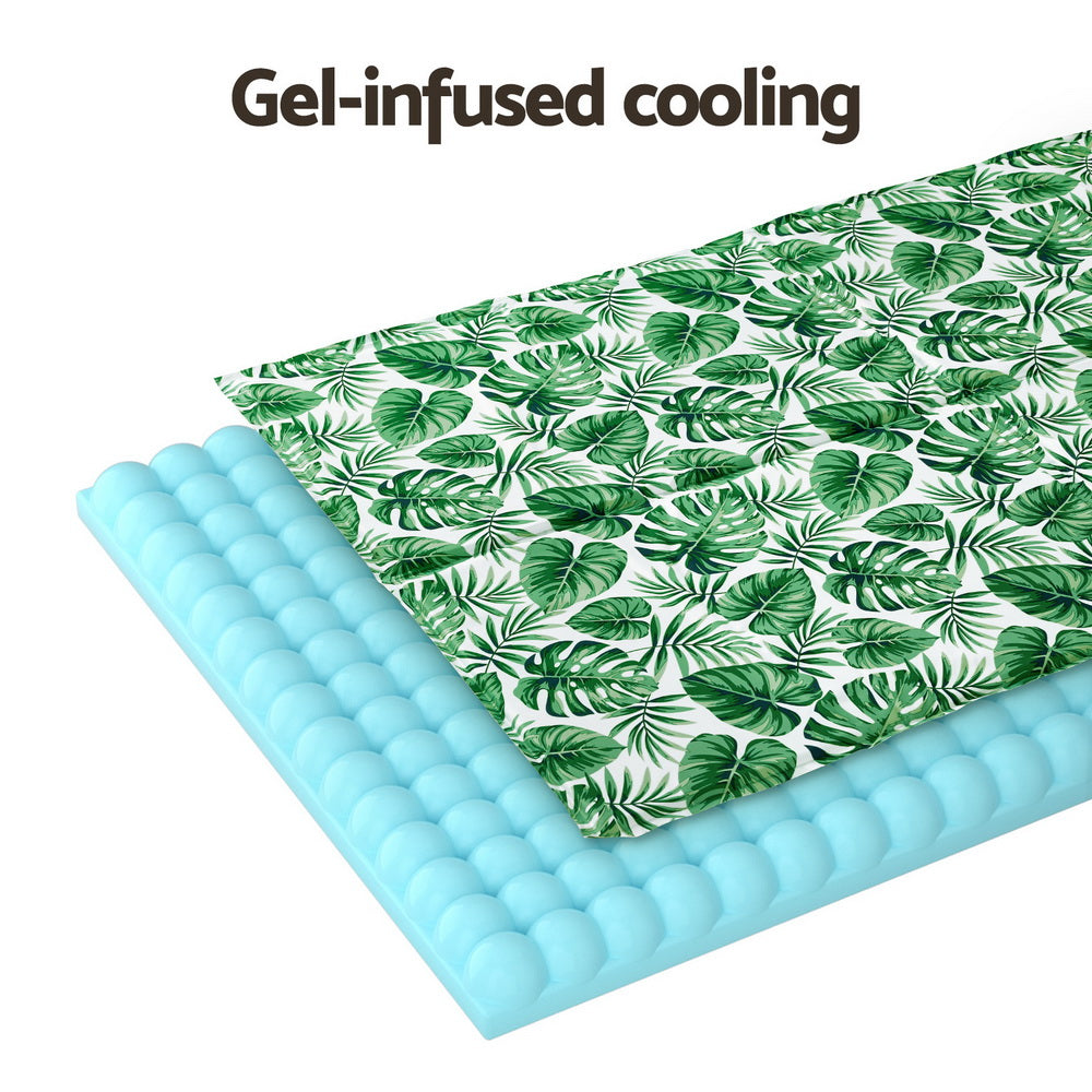 i.Pet Large Pet Cooling Mat Gel Self-Cooling Green