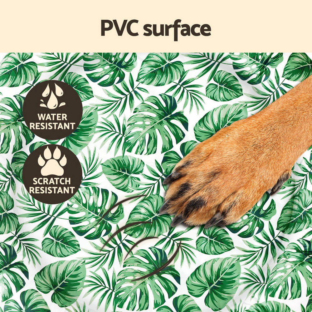 i.Pet Large Round Pet Cooling Mat Gel Green