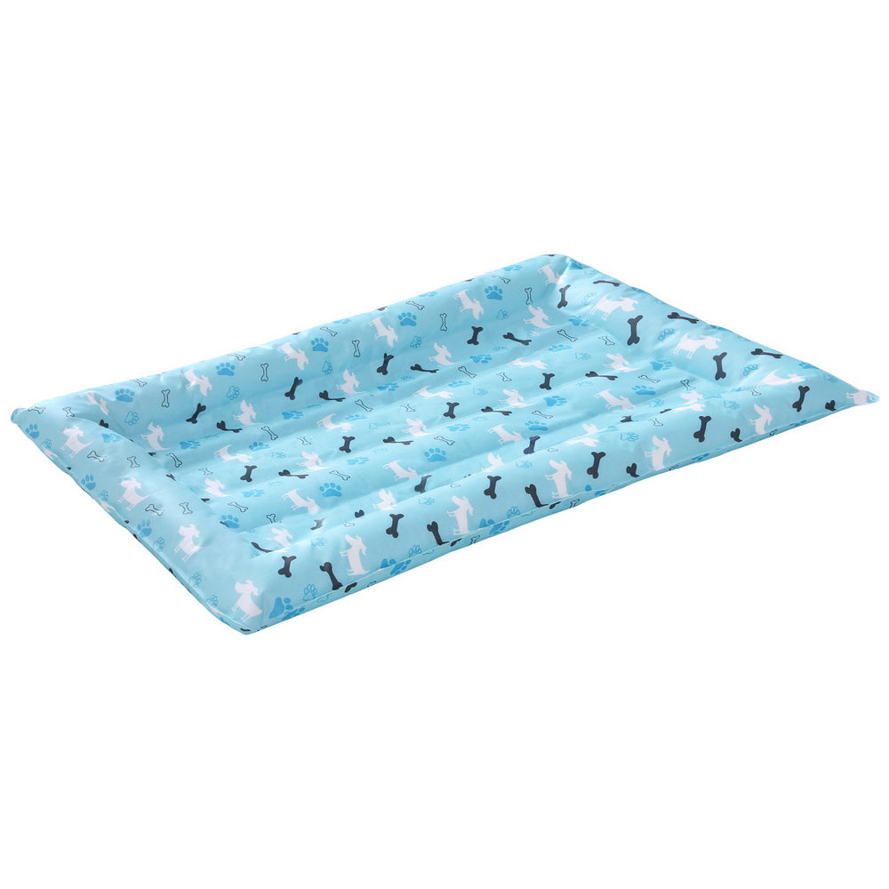i.Pet Large Pet Cooling Mat Gel Self-Cooling Pad Blue