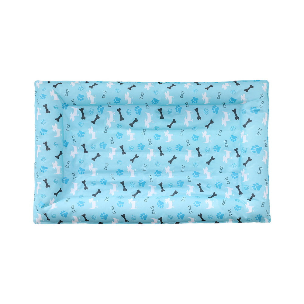 i.Pet Large Pet Cooling Mat Gel Self-Cooling Pad Blue