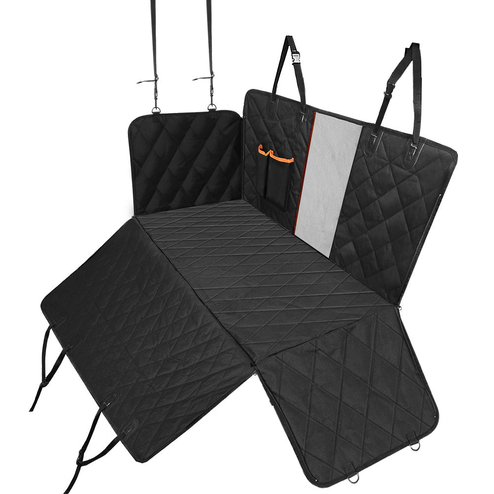 i.Pet Car Seat Cover Dog Hammock Waterproof Non-Slip Black