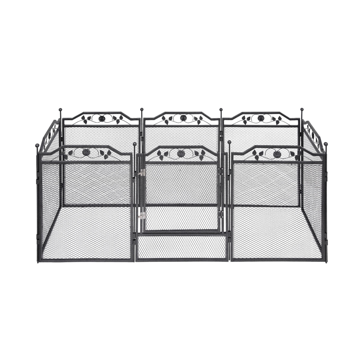 i.Pet Pet Playpen Heavy-Duty Multi-Configuration Black