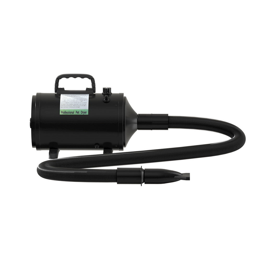 i.Pet Pet Hair Dryer Low Noise Grooming Blower Black