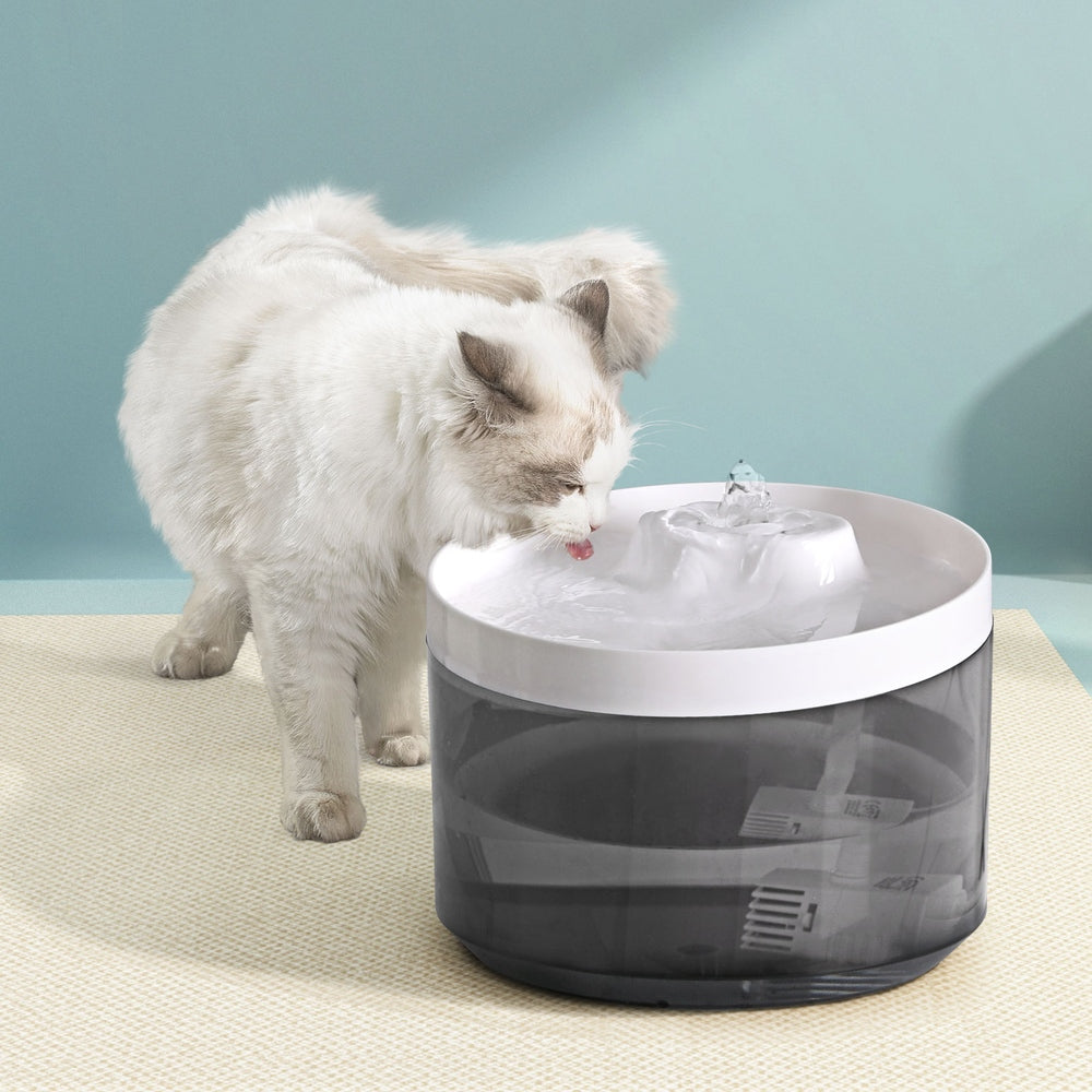 i.Pet 2.2L Pet Water Fountain Feeder Dispenser White