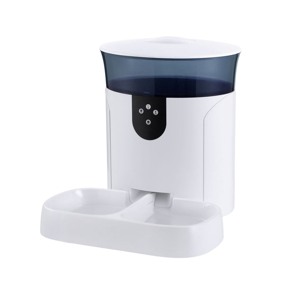 i.Pet 7L Smart Pet Feeder Automatic WiFi Dog Cat Food Dispenser White