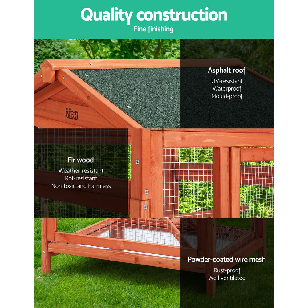 i.Pet XL Wooden Aviary Bird Cage Parrot Carrier Weather-Resistant