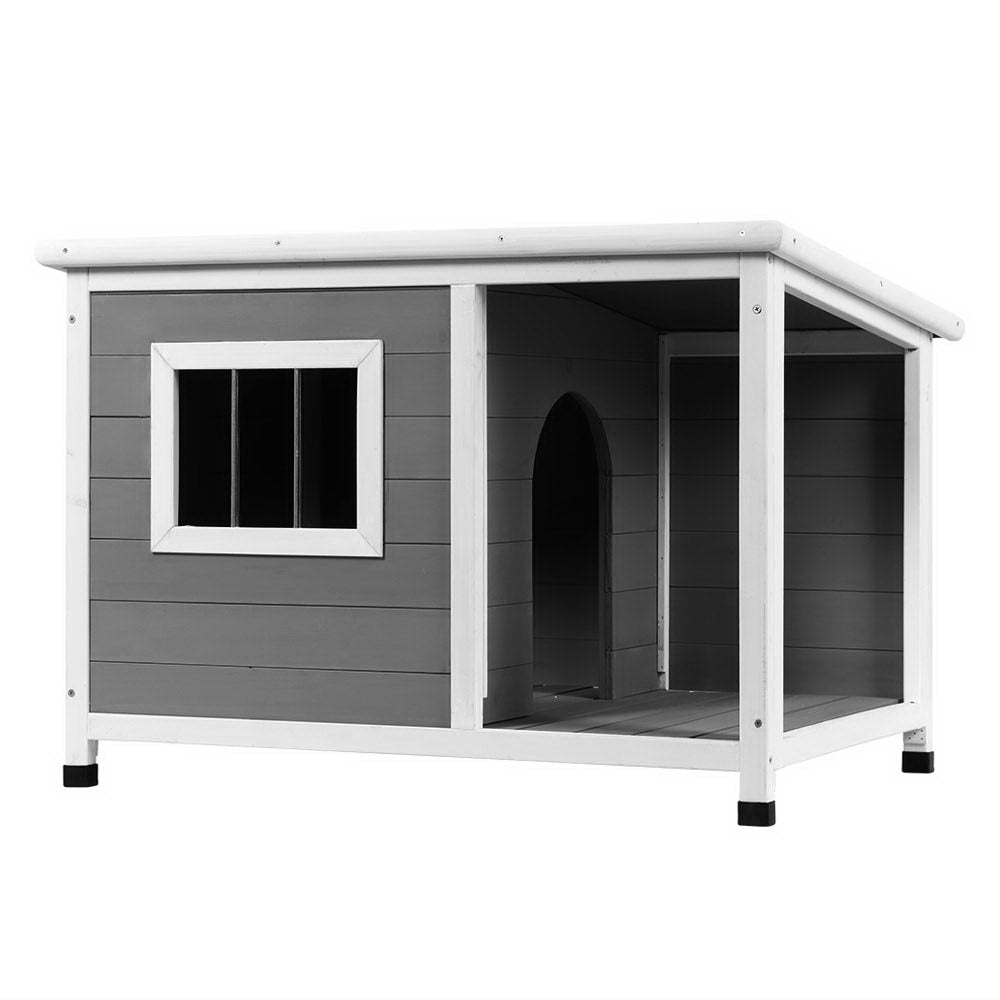 i.Pet Large Wooden Dog Kennel Outdoor Indoor Pet House