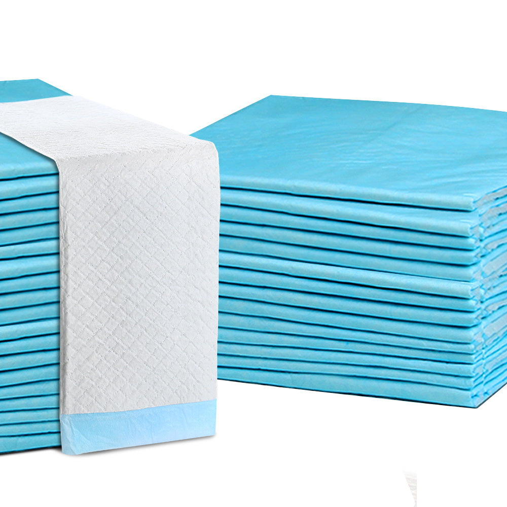 i.Pet 60x60cm Puppy Training Pads 200 Pack Super Absorbent Blue