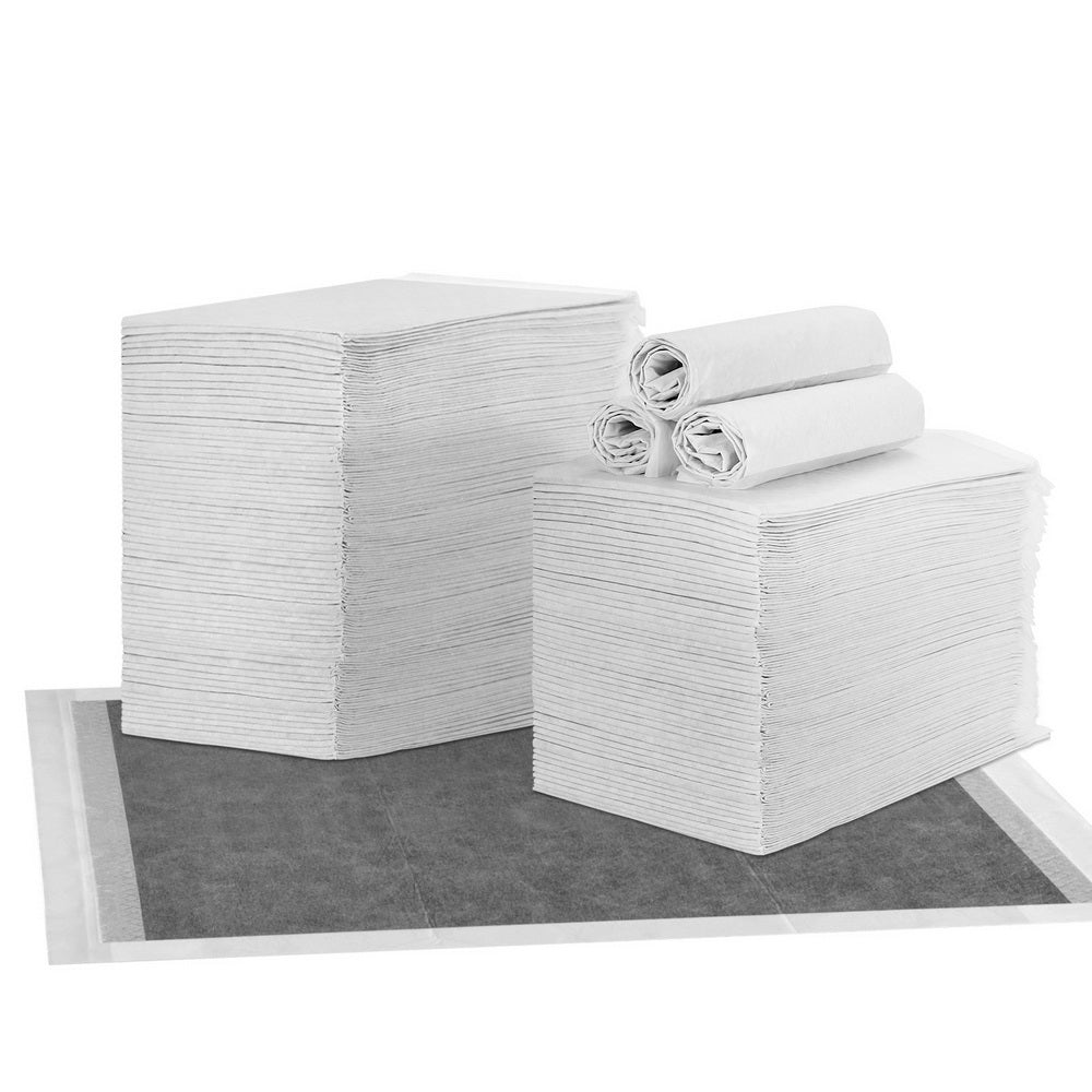 i.Pet 200-Pack Puppy Training Pads 60x60cm Super Absorbent Grey