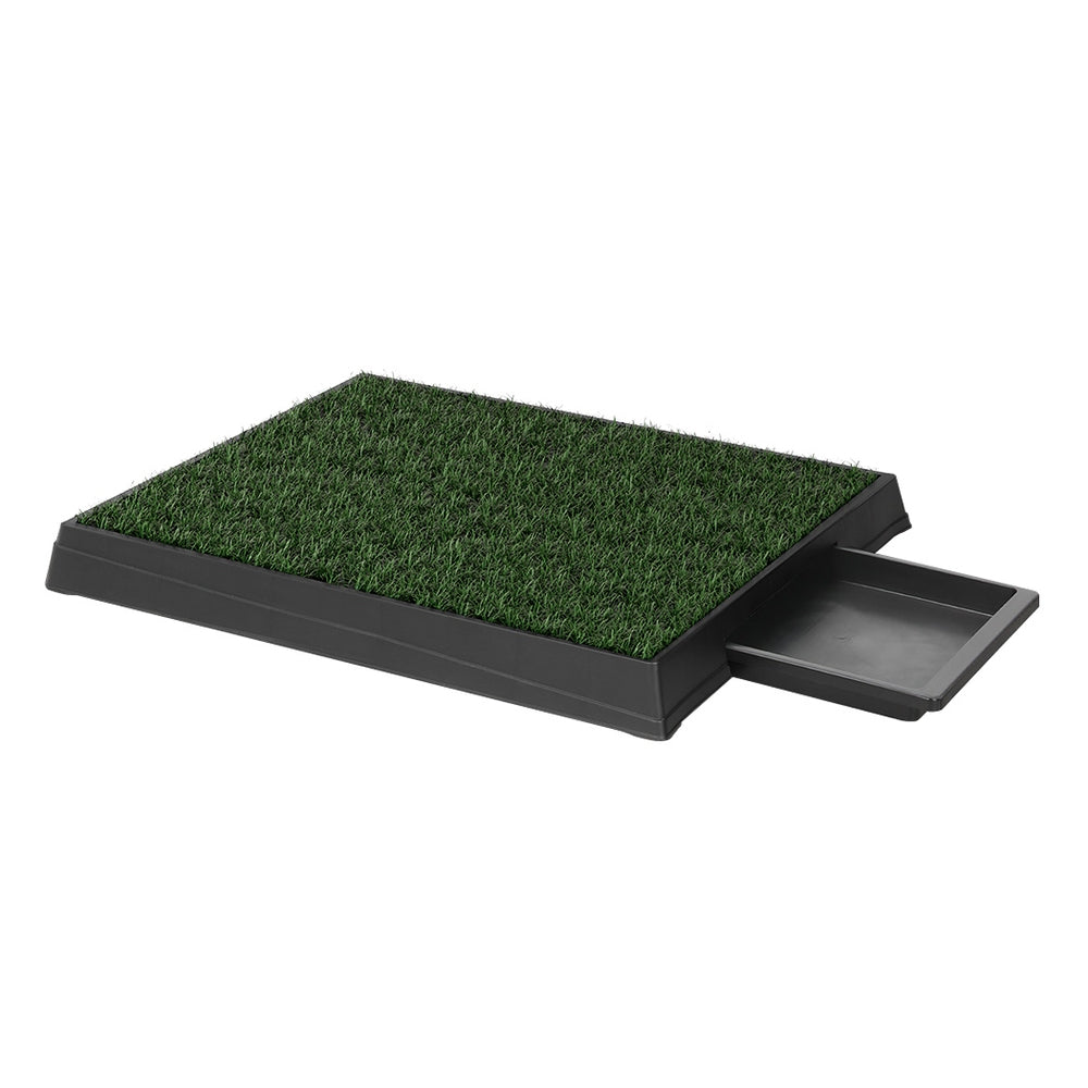 i.Pet Large Dog Potty Training Pad Tray with Grass Mats