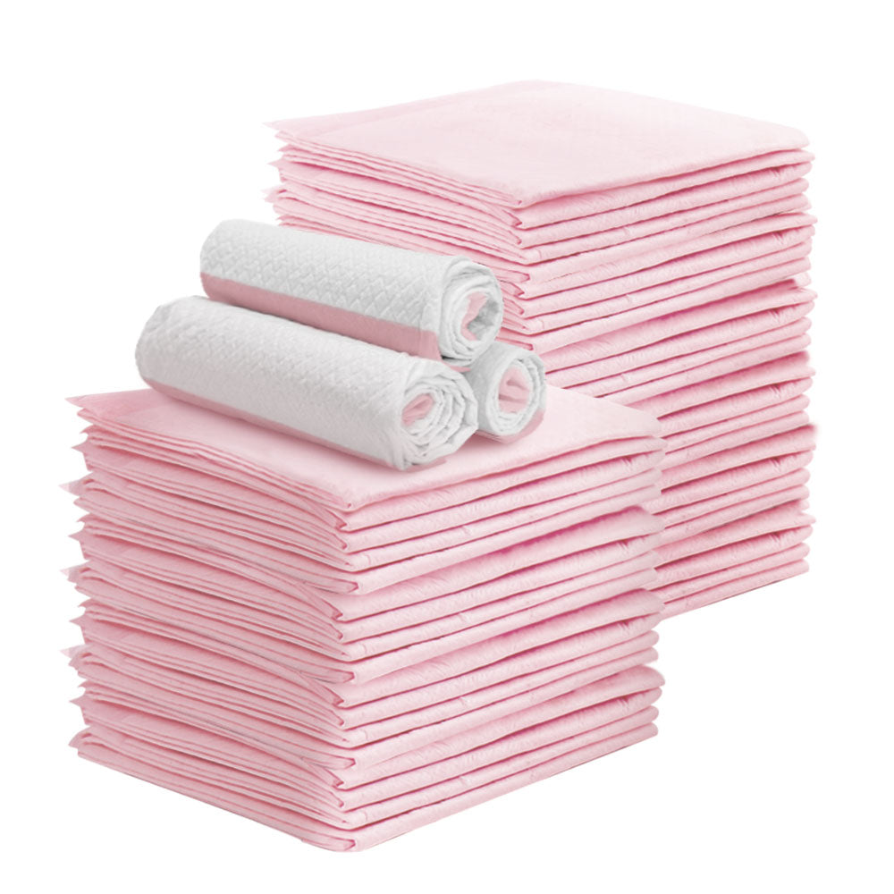 i.Pet Puppy Training Pads 200pcs 60x60cm Super Absorbent Pink