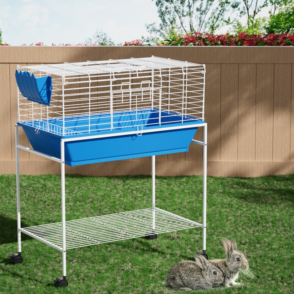 i.Pet 88cm Indoor Rabbit Cage Guinea Pig Habitat