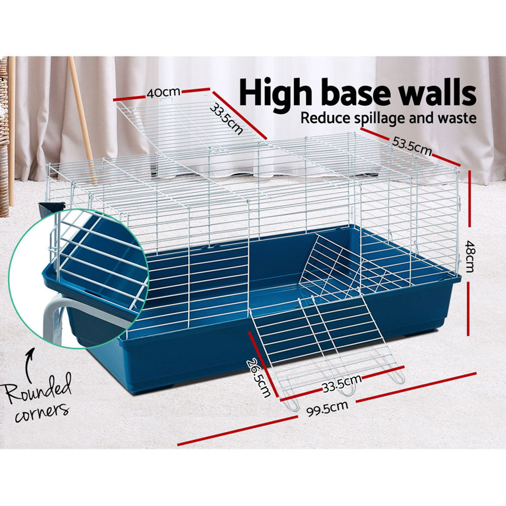 i.Pet 106cm Indoor Rabbit Hutch Enclosure with Stand