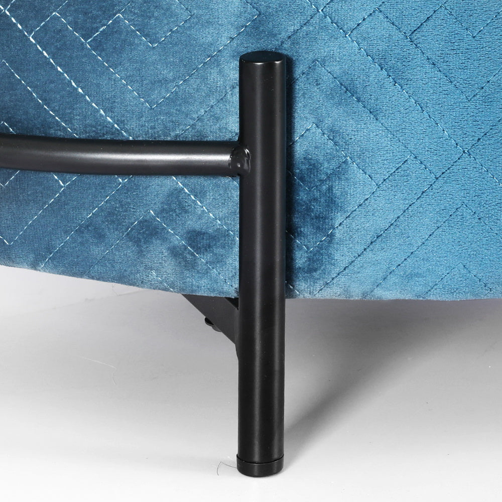 i.Pet Pet Sofa Bed Raised Calming Couch Blue