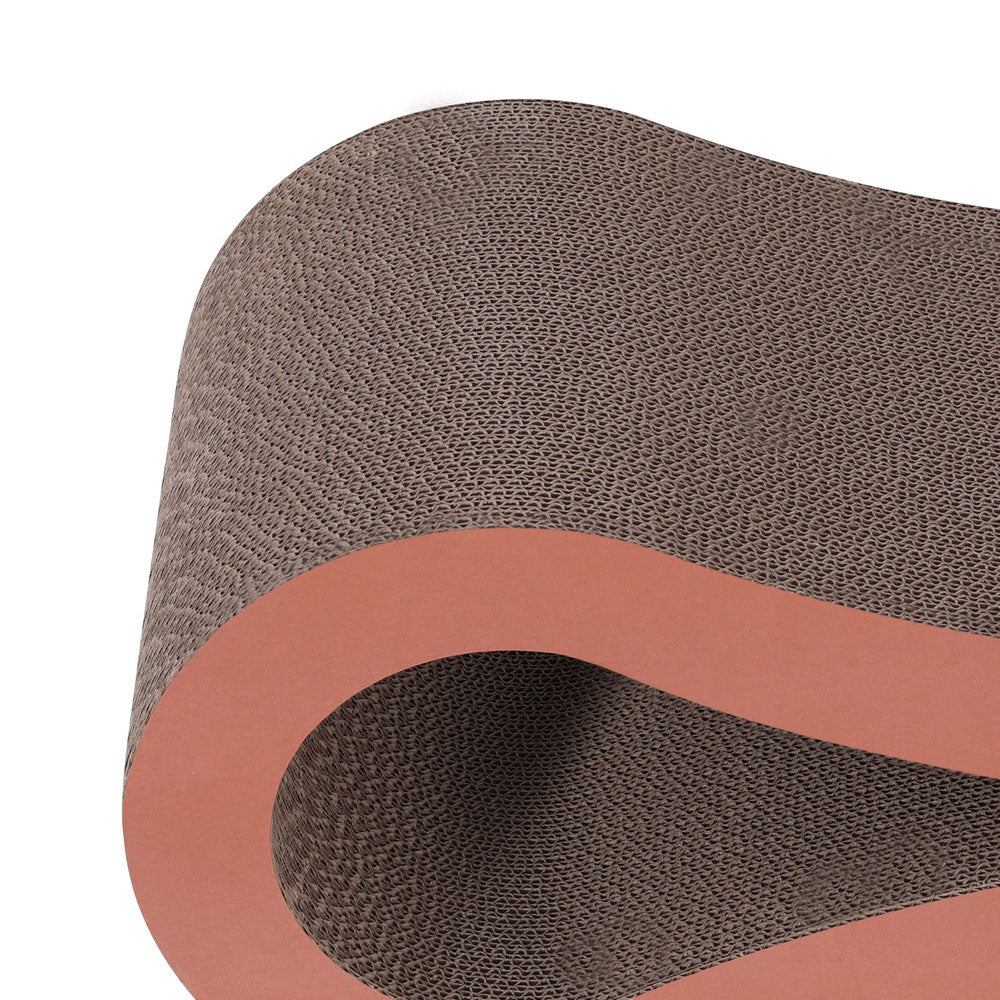 i.Pet Cat Scratching Board Cardboard with Catnip Brown