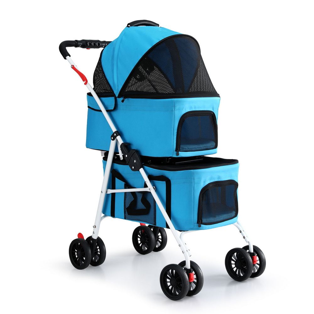 i.Pet 3-in-1 Pet Stroller Large Dog Pram Foldable